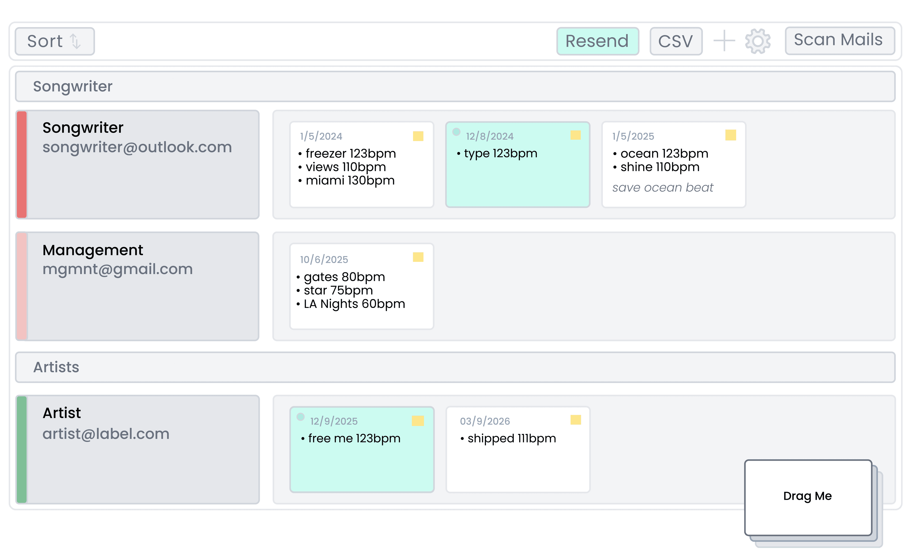 SentLogs dashboard preview